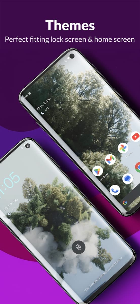 Screenshot der App Ultimate Wallpapers & Themes, Ansicht 4