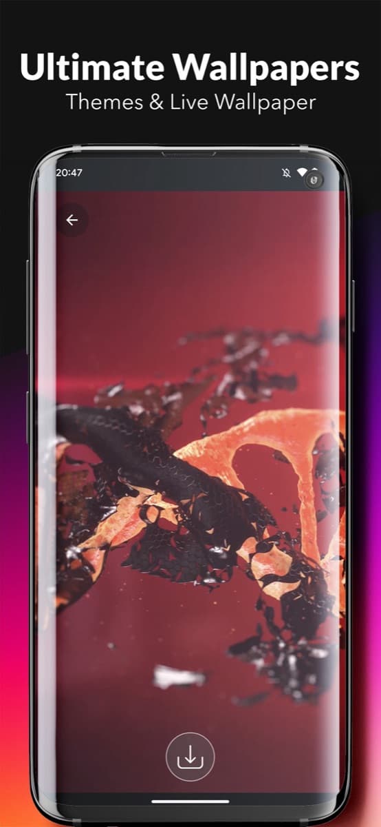 Screenshot der App Ultimate Wallpapers & Themes, Ansicht 6